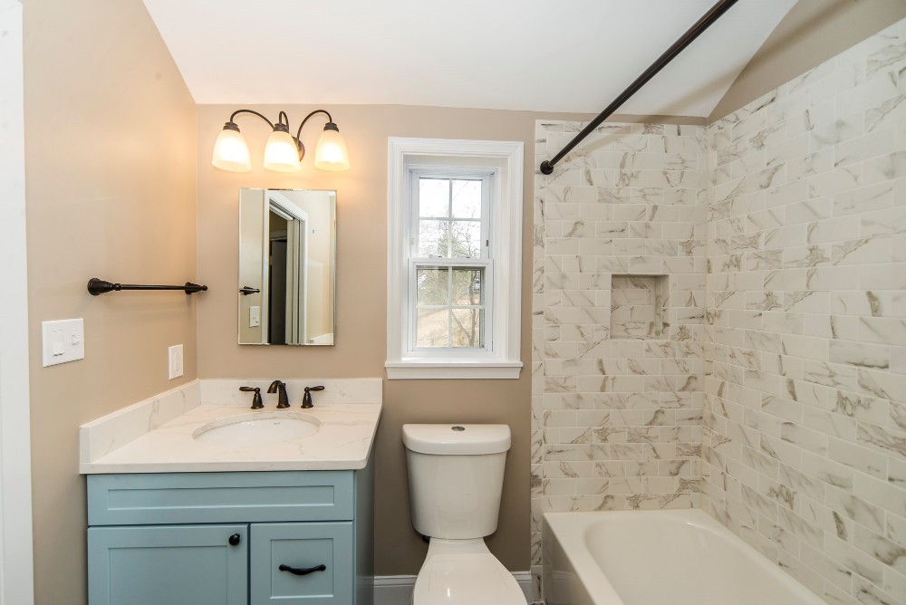 Small Bathroom Remodeling Mega Kitchen And Bath - How Long Does It Take To Remodel A Small Bathroom