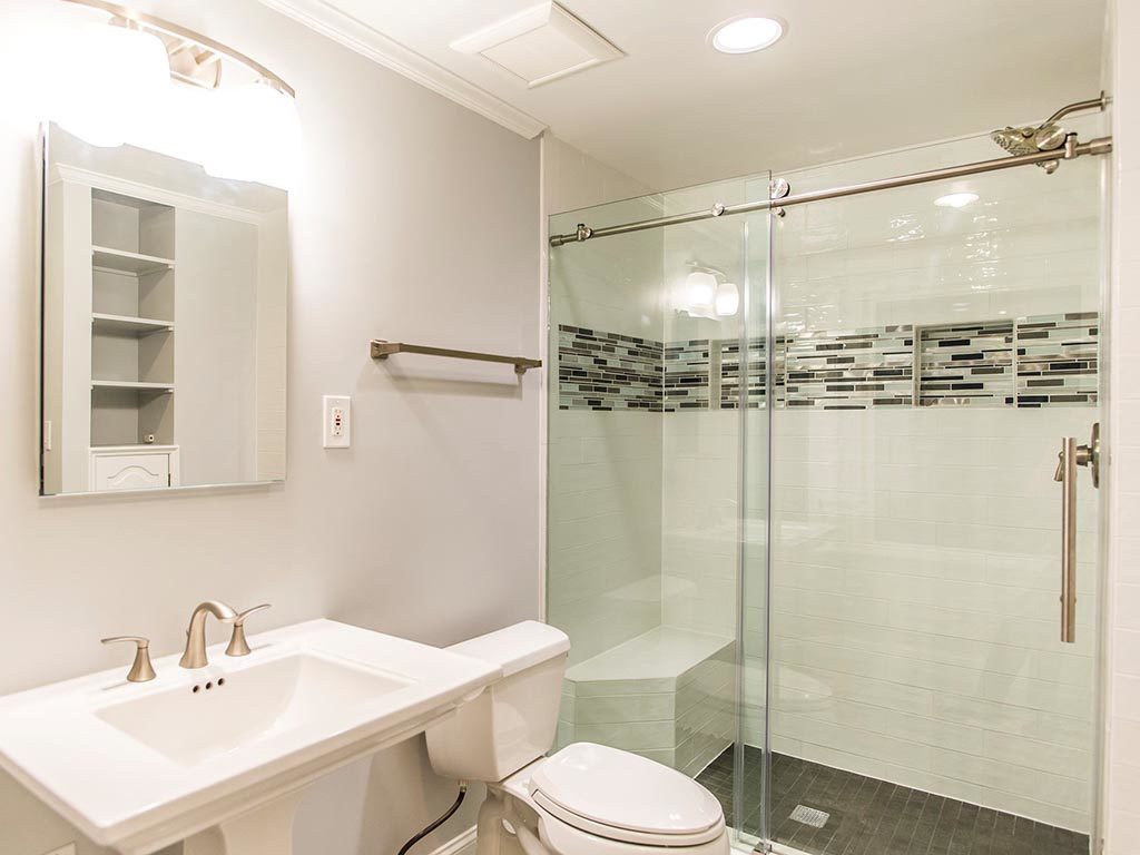 Bathroom Renovation with Vanity in Kensington MD
