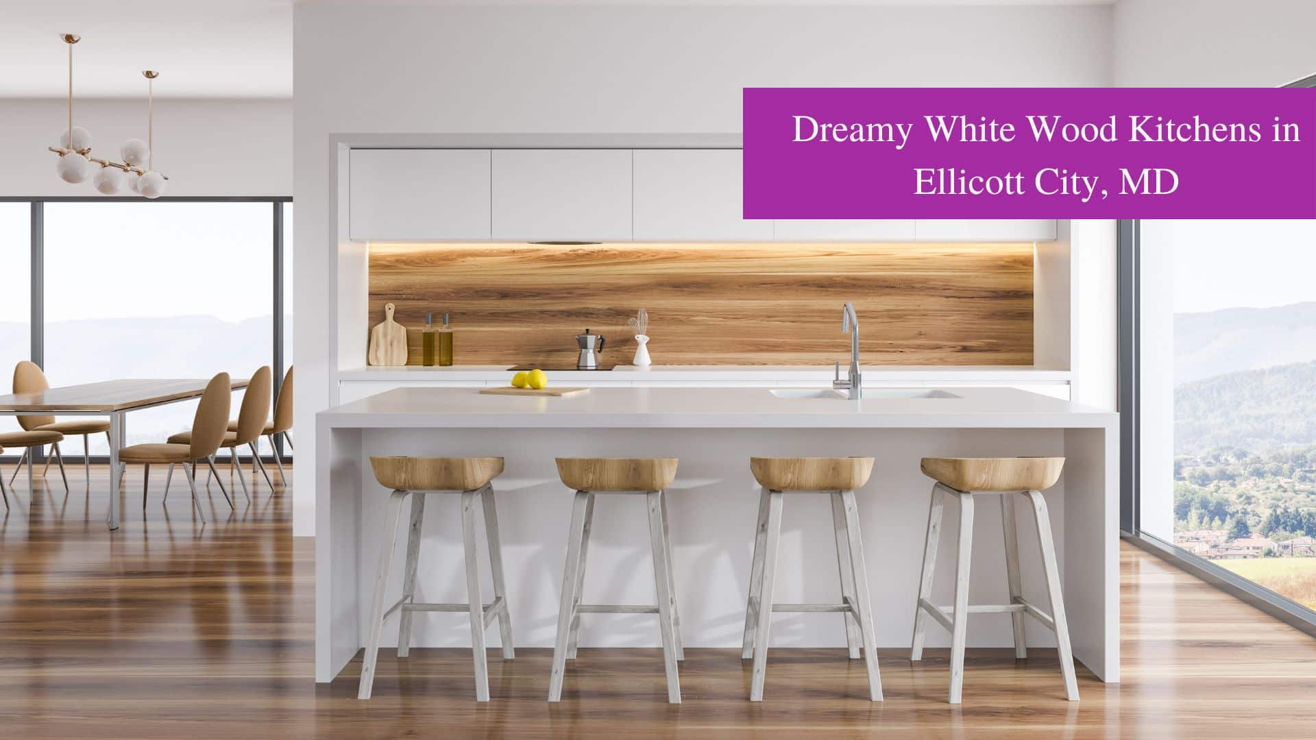 15 Dreamy White Wood Kitchens Ideas In Ellicott City, MD