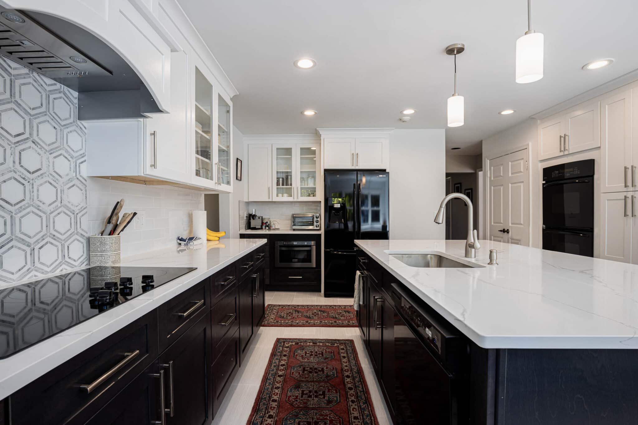 Meets Modern Our Stunning Black and White Shaker Kitchen Remodel
