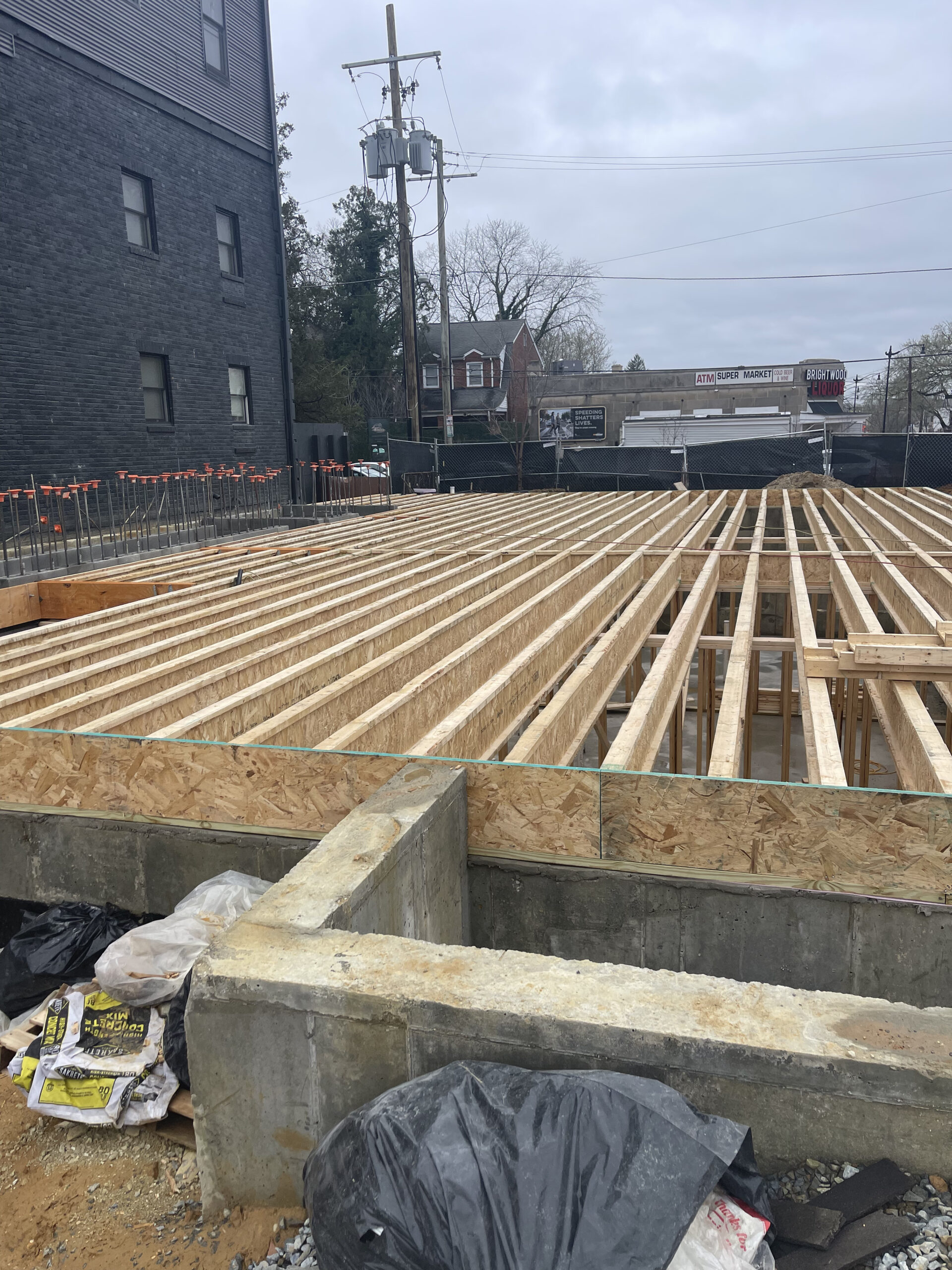 Construction phase of building project in DC
