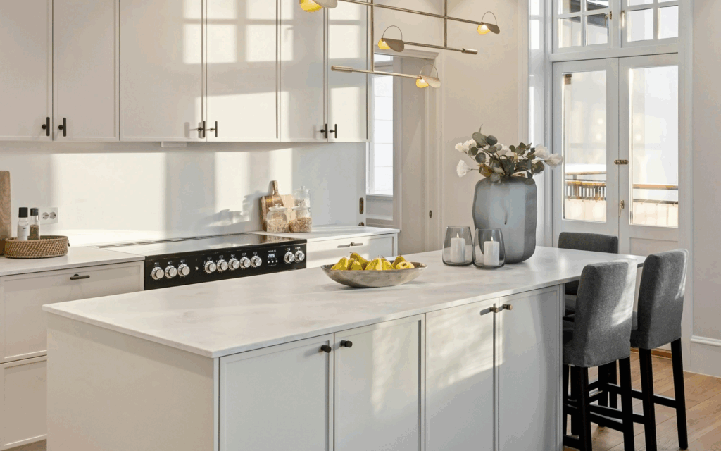 Small white kitchen style
