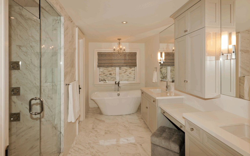 Double Vanity with French Country Flair