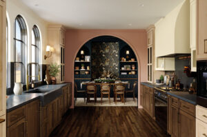 Brown kitchen design