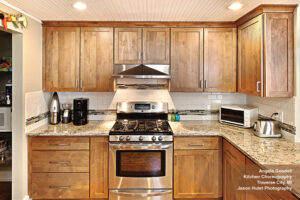 Brown kitchen design