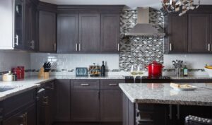 Brown kitchen